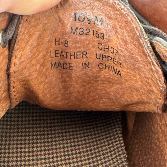 Tommy Hilfiger Brown Leather Oxford Derby Dress Shoes Men’s 10.5 M Lace Up - Picture 8 of 9